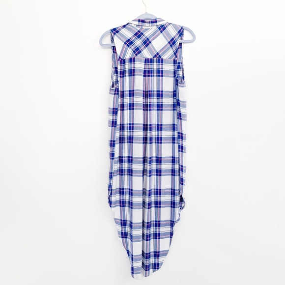 Rails Jordyn Sleeveless Tunic White/Blue/Raspberry - Picture 3 of 8